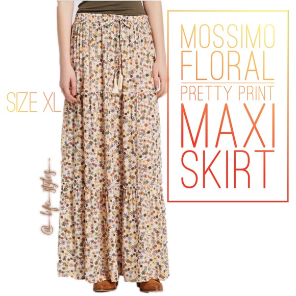 mossimo maxi skirt
